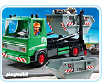 playmobil skip lorry