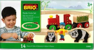 Wooden Railway & Trains - Brio Panda Circle Set