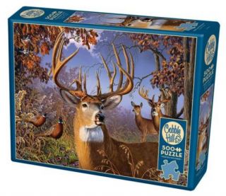 Cobble Hill 500 pcs Puzzle - Deer and Pheasants