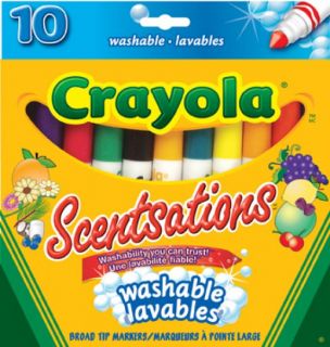 Crayola 10 Scentsations Broad Tip Markers