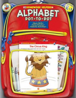 Homework Helper / Workbook PreK-G1 : Alphabet Dot-To-Dot