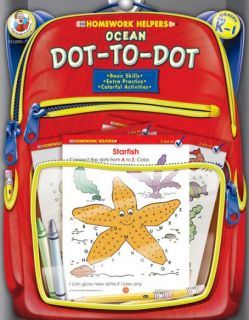 Homework Helper / Workbook PreK-G1 : Ocean Dot-to-Dot