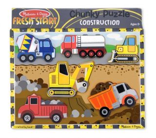 M&D Wooden Chunky Puzzle - Construction