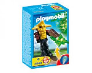 Playmobil #4848 - Temple Guard With Green Light