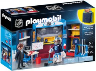 Playmobil #9176 -NHL Locker Room Play Box