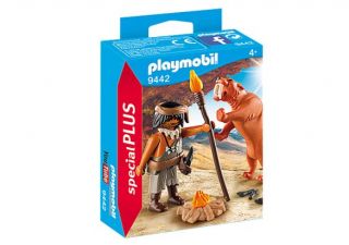 Playmobil #9442 - Caveman With Sabertooth Tiger