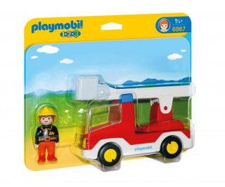 Playmobil #6967 - 1.2.3 Ladder Unit Fire Truck