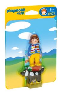 Playmobil #6977 -1.2.3 Woman with Dog