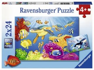 Ravensburger 2 X 24 pcs Puzzle - Vibrance Under the Sea