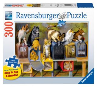 Ravensburger 300 Large Pcs Puzzle - Cats Got Mail