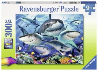 Ravensburger 300 pcs Puzzle - Smiling Sharks