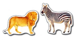 Shape Stickers - Wild Animals of the Serengeti #CD168000