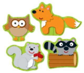 Shape Stickers - Woodland Animals #CD168026