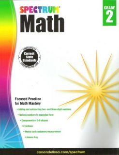 Spectrum Math Grade 2 - Workbook