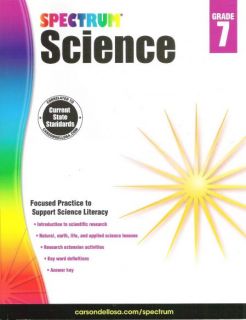 Spectrum Science Grade 7 - Workbook