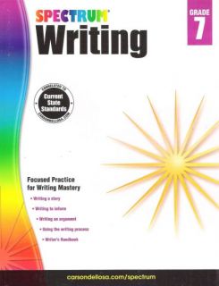 Spectrum Writing Grade 7 - Workbook