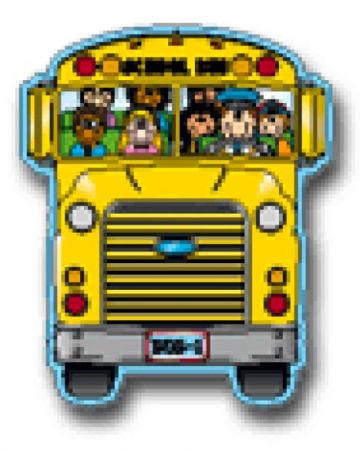 2-Sided Decoration - School Bus