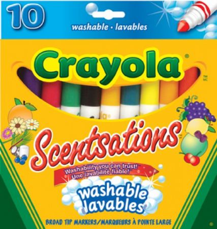 Crayola 10 Scentsations Broad Tip Markers