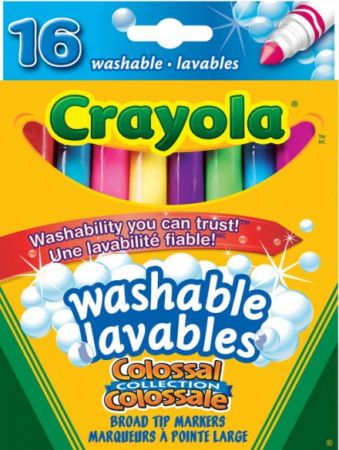 Crayola Markers Colossal Broad Line 16 Colors