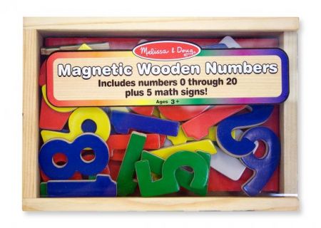 M&D Magnetic Wooden Numbers