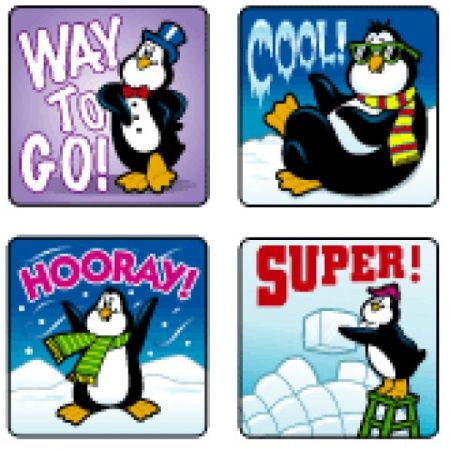 Motivational Stickers - Penguins