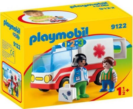 Playmobil #9122 - 1.2.3 Rescue Ambulance