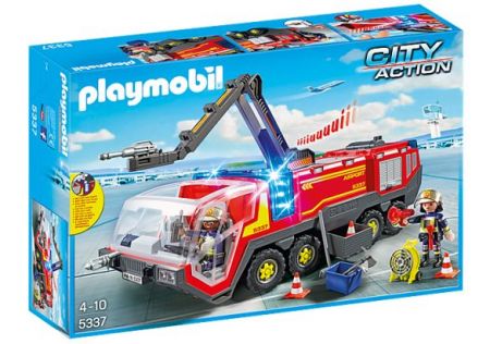 Playmobil #5337 - Airport Fire Engine with Lights and Sound