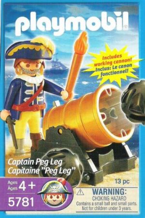 Playmobil #5781 Captain Peg Leg (Admiral&Cannon)