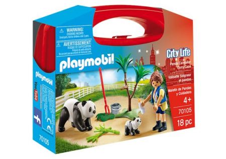 Playmobil #70105 - Panda Caretaker Carry Case Sm