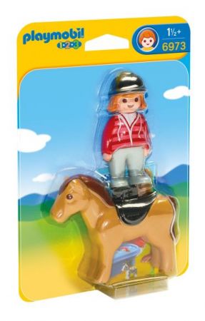 Playmobil #6973 - 1.2.3 Equestrian with Horse