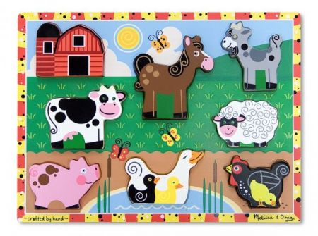 M&D Wooden Chunky Puzzle - Farm Animals