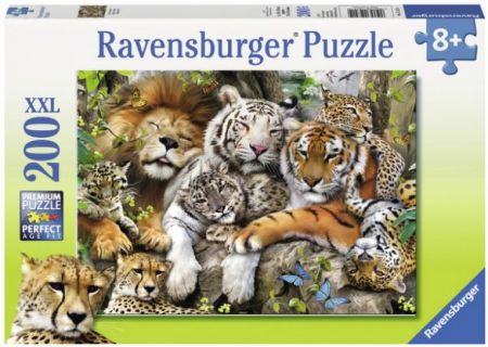 Ravensburger 200 pcs Puzzle - Big Cat Nap