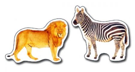 Shape Stickers - Wild Animals of the Serengeti #CD168000