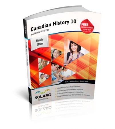 SOLARO Study Guide Canadian History 10, Academic (CHC2D)