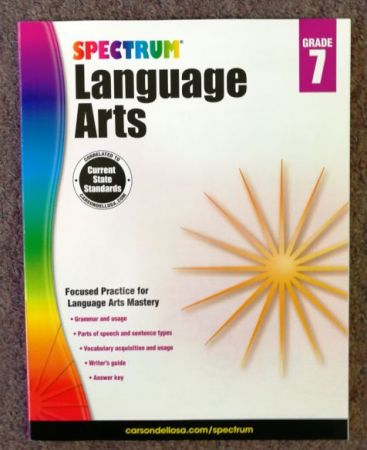 Spectrum Language Arts / Grammar Grade7 - Workbook