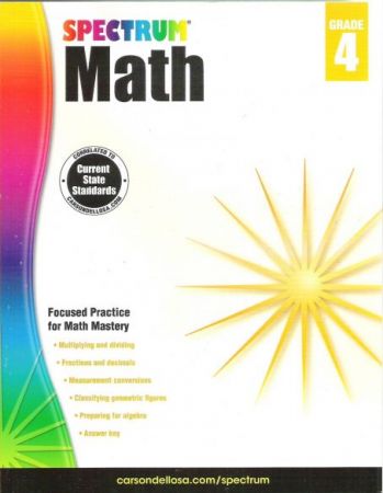 Spectrum Math Grade 4 - Workbook