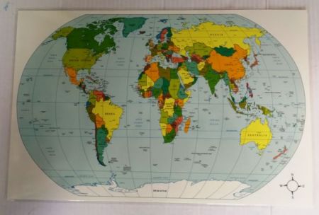 Travelpic Placemat - World Map