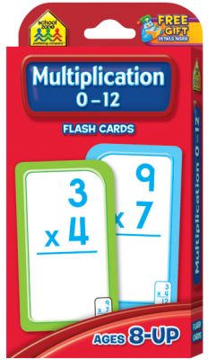 Flash Cards - Multiplication 0 - 12 - My Gifted Child